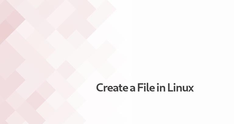 Linux Create File