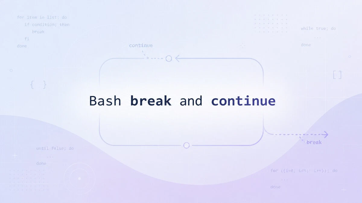 Bash break and continue Statements | Linuxize