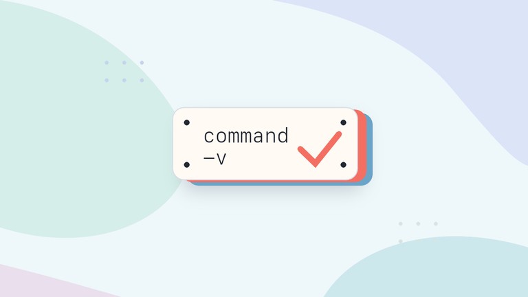 Bash command existence check using command -v in a shell script