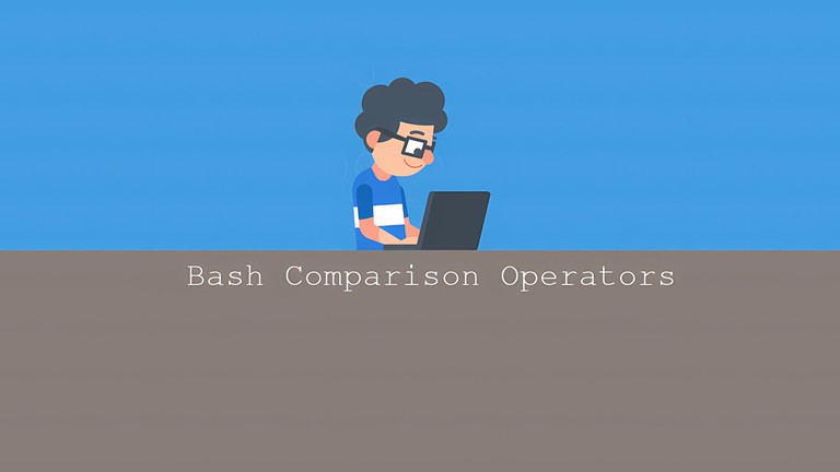 Bash comparison operators used in shell conditionals