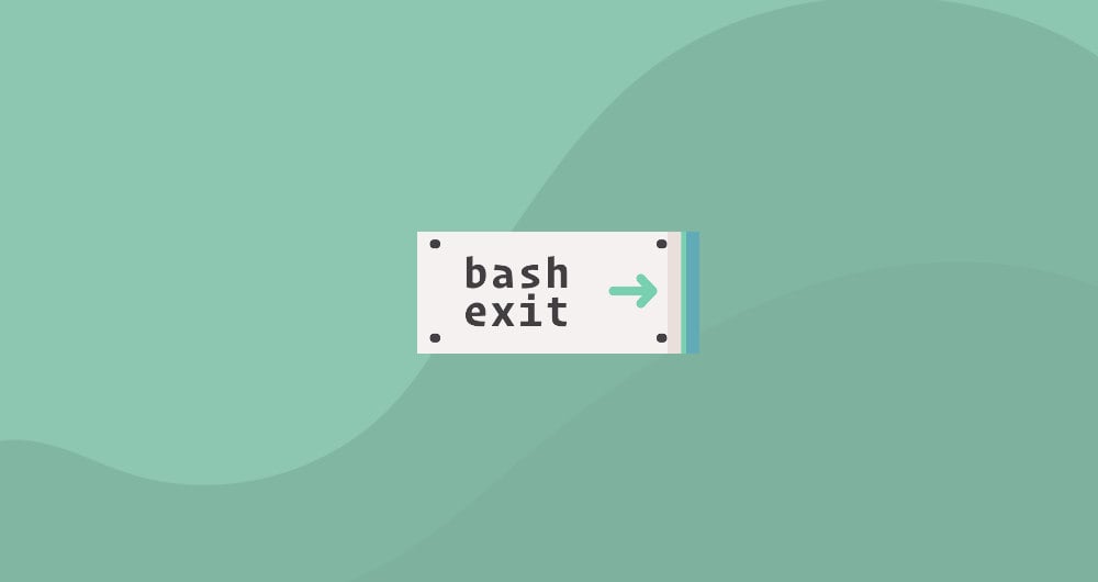 Non zero exit code. If Bash.