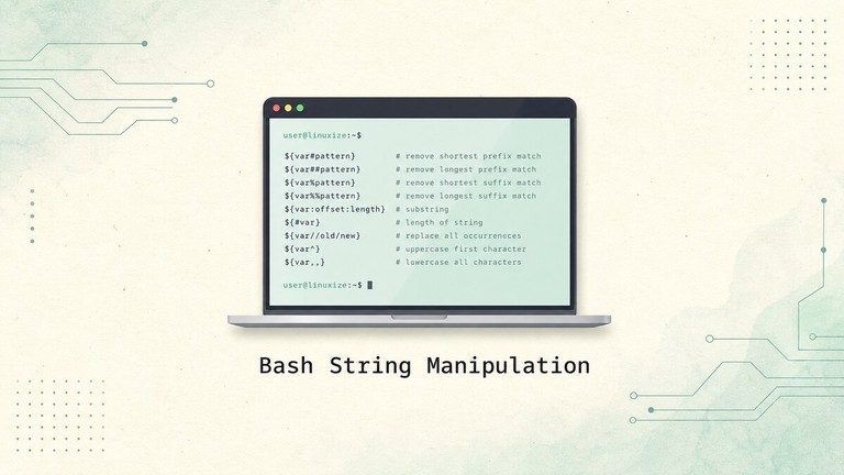 Bash string manipulation with parameter expansion