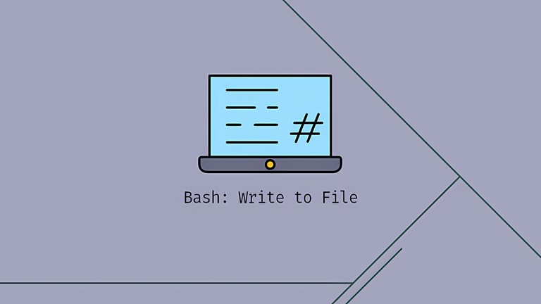 Bash: Write to File
