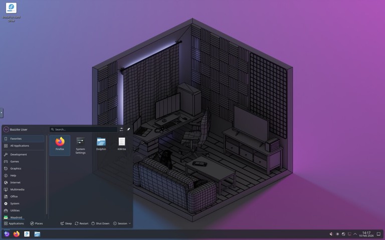 Bazzite desktop screenshot