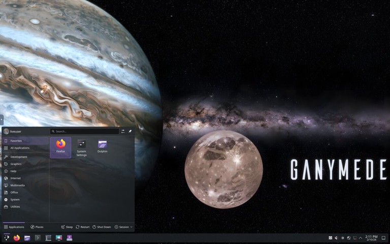 EndeavourOS desktop screenshot
