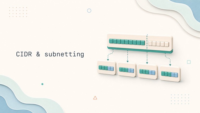 CIDR prefix dividing an IPv4 address into network and host bits