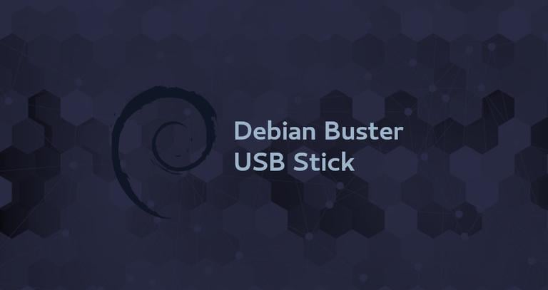 Create Bootable Debian 10 USB Stick