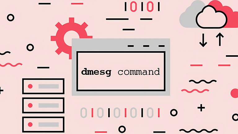 dmesg command showing Linux kernel messages