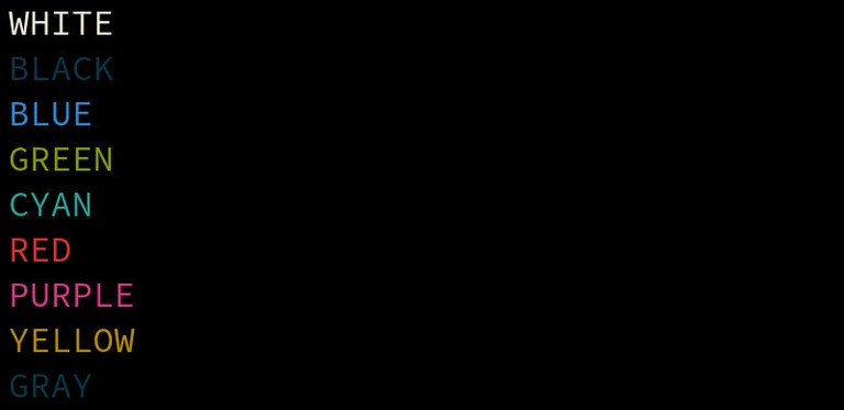 Echo command color output in a Linux terminal