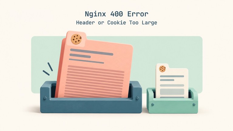 Oversized cookie request card blocked by a narrow header buffer beside a smaller card passing through a wider buffer