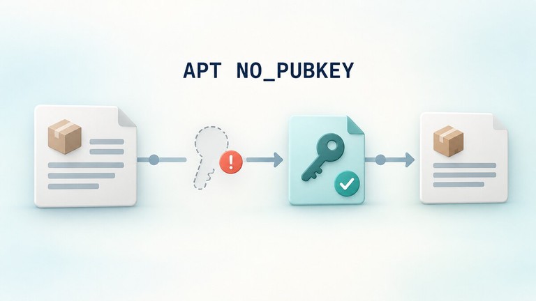APT repository metadata passing through signing key verification