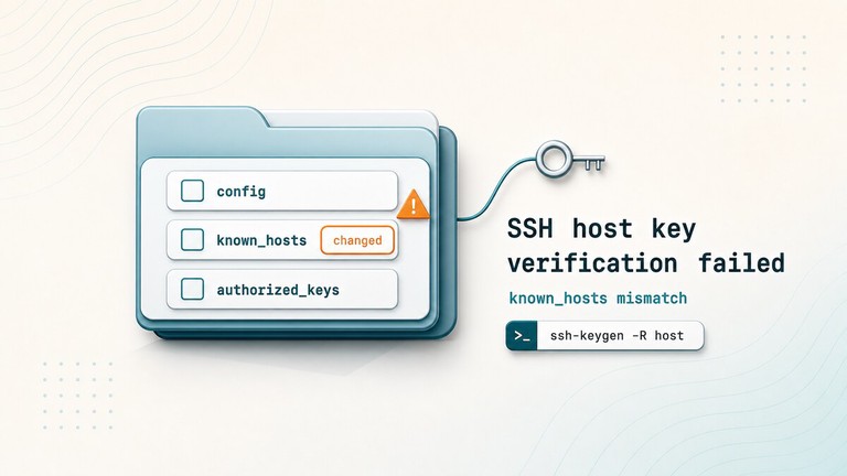 Fixing the SSH Host key verification failed error in known_hosts