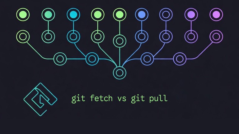 Comparing git fetch and git pull commands in Git