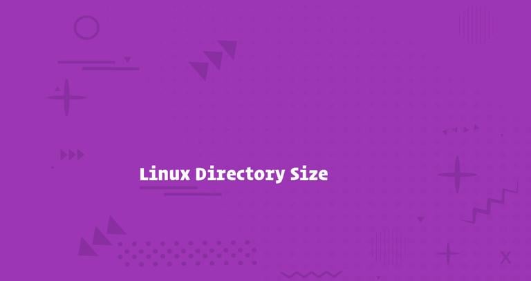 Linux Directory Size
