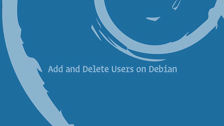 Add and Delete Users on Debian
