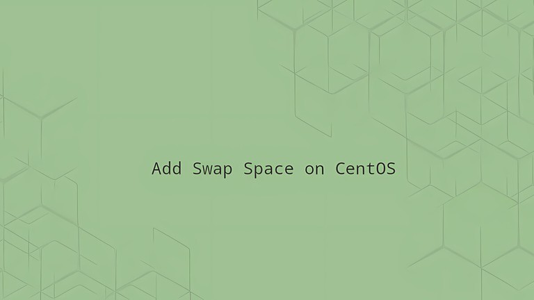Create Swap File on CentOS Linux