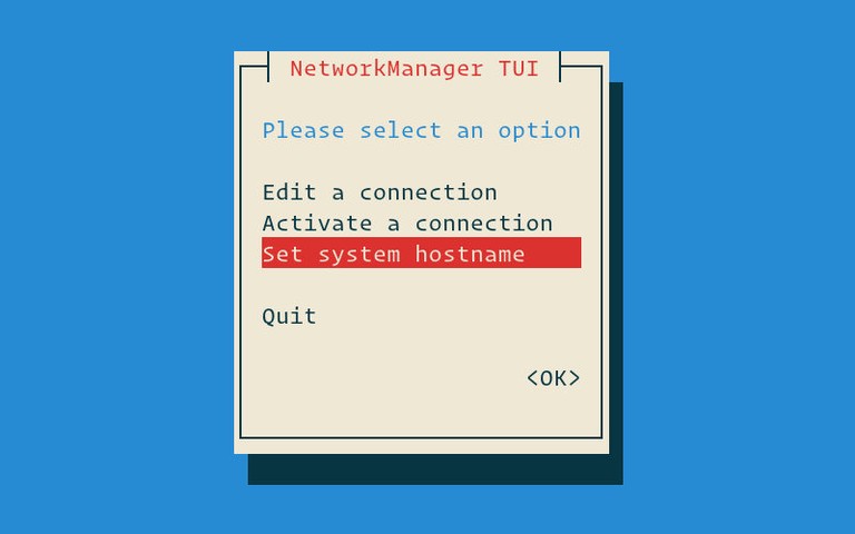 CentOS nmtui