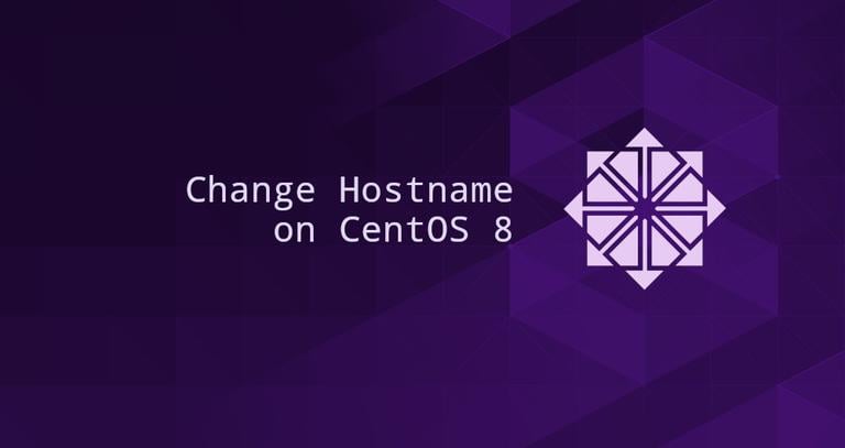 CentOS 8 Change Hostname