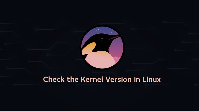 Check the Linux kernel version from the command line