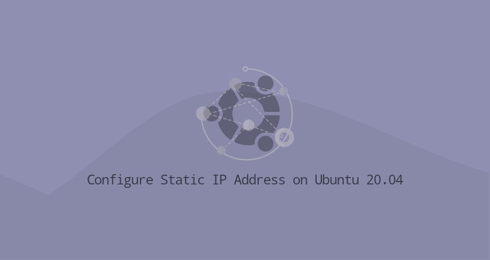 how to configure ip address ubuntu 20