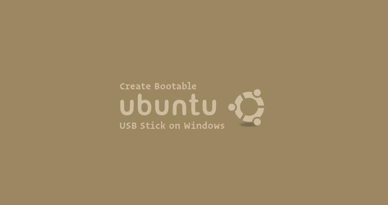 Create Bootable Ubuntu USB Stick