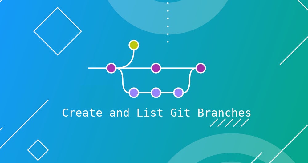 git create branch instead of master