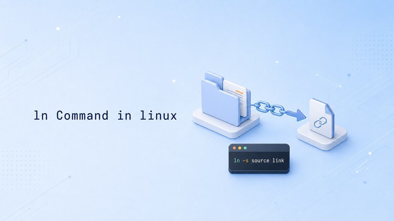 ln command in Linux for creating symbolic links