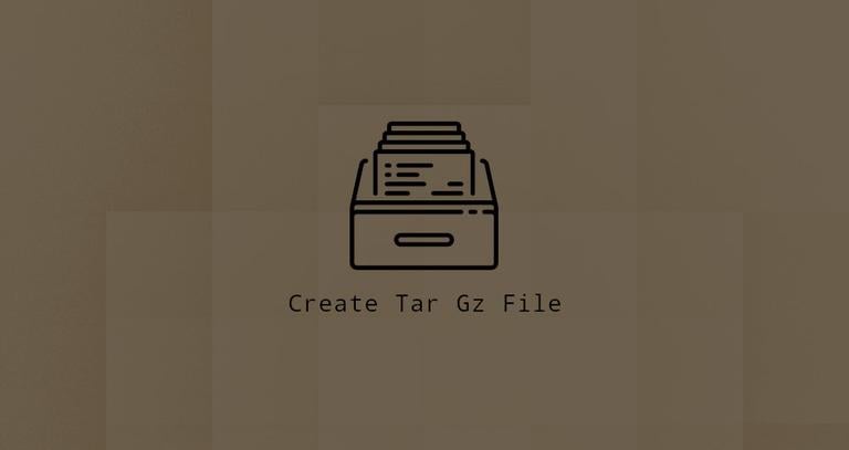 Create Tar Gz File