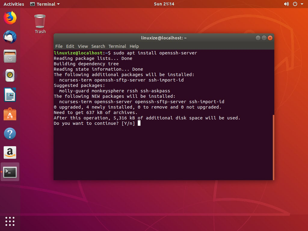 install openssh linux