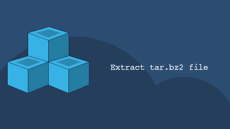 Unzip Tar Bz2 File