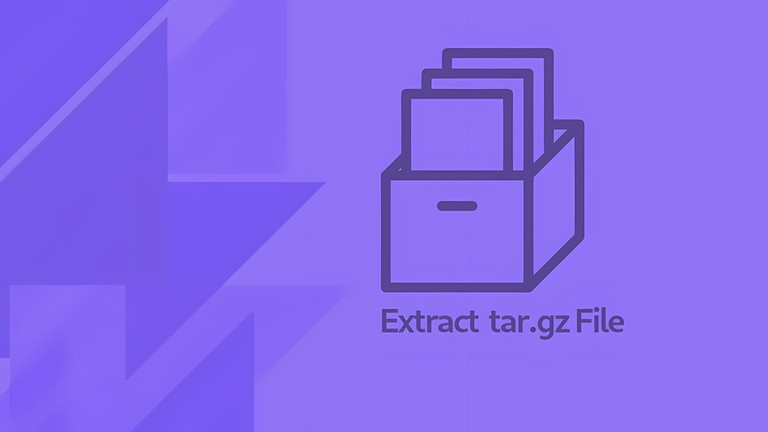 Extracting tar.gz files in Linux with the tar command