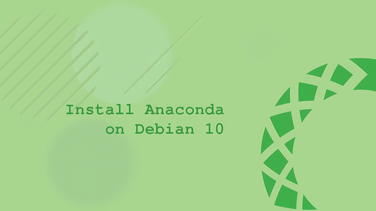 Install Anaconda on Debian 10