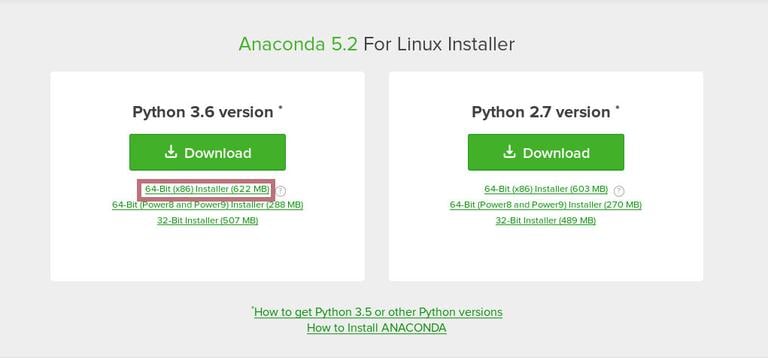 Ubuntu Download Anaconda