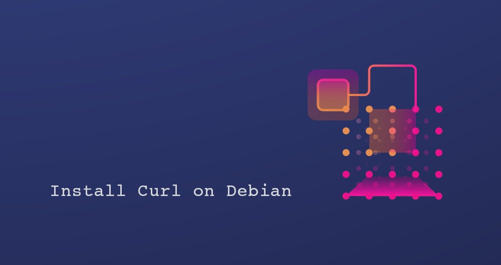 how to install curl in debian