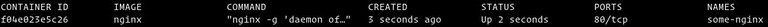 Docker List Containers