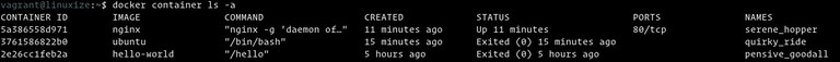 Docker List All Containers