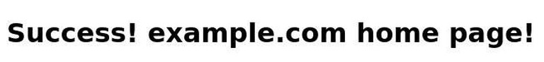 Example Apache virtual host test page on Ubuntu 26.04