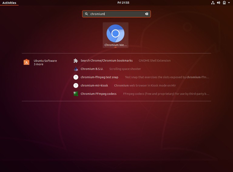 Ubuntu Open Chromium
