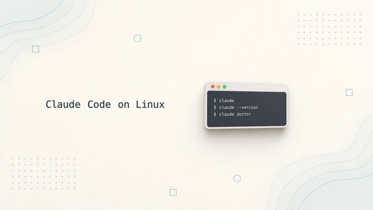 Installing the Claude Code AI coding assistant in a Linux terminal on Ubuntu