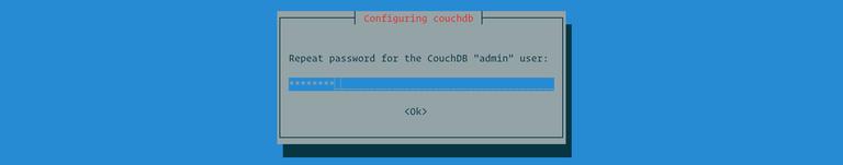 CouchDB Confirm Password