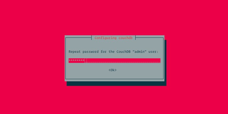CouchDB Confirm Password