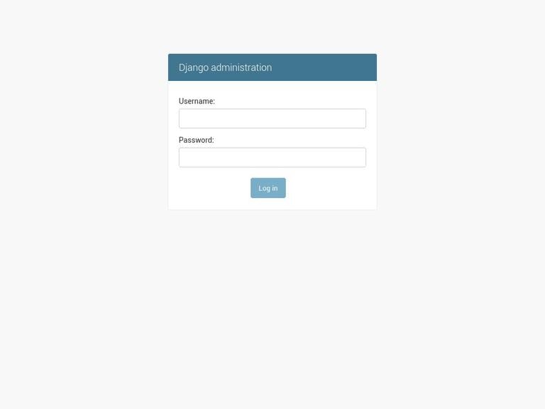 CentOS 7 django login page