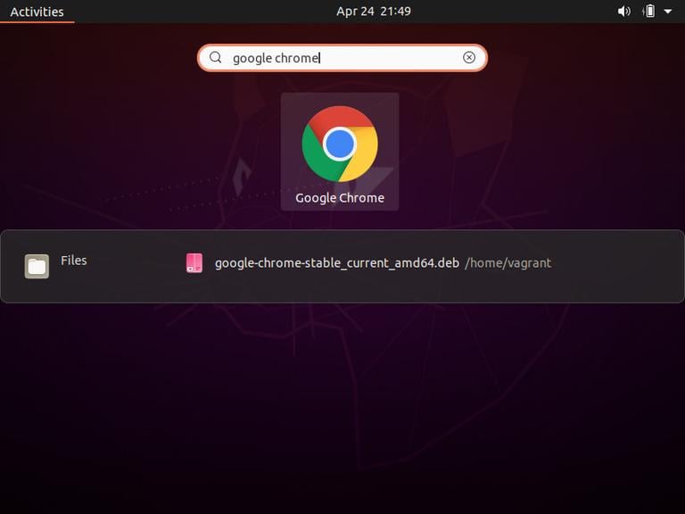 Ubuntu Open Google Chrome