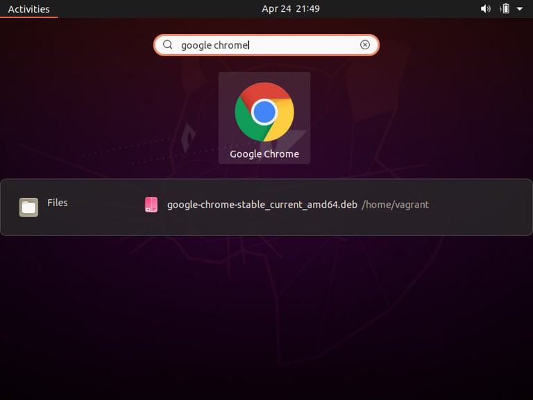 Ubuntu Open Google Chrome