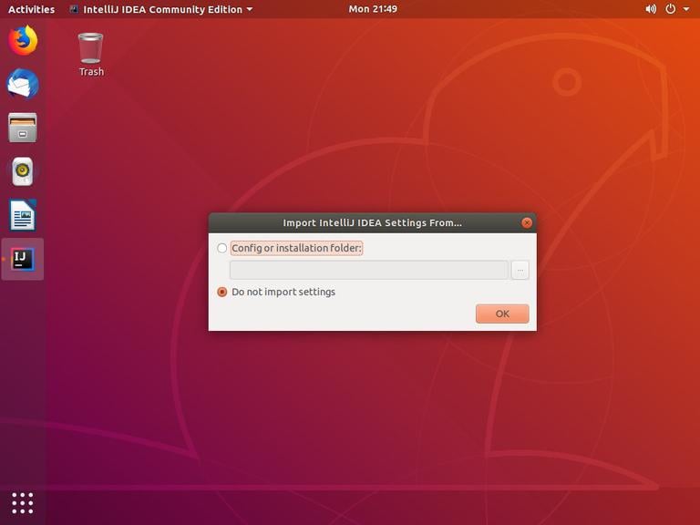 Ubuntu IntelliJ IDEA Settings
