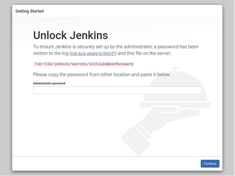 unlock jenkins