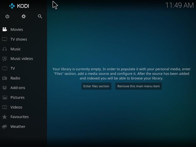 Ubuntu Kodi home