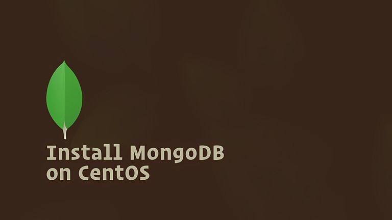 Install MongoDB on CentOS 7