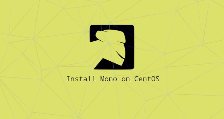 Install Mono on CentOS