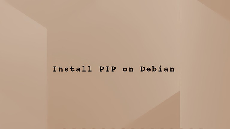 Install Python pip on Debian 11, 12, and 13
